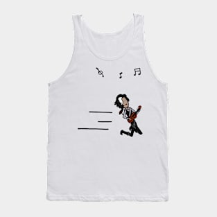 D.M. Plays Violin Cartoon 2 Tank Top